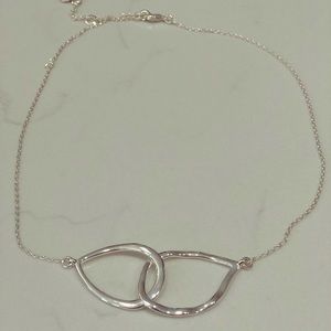 Double teardrop necklace